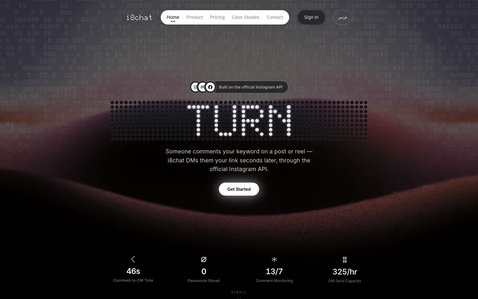 i8chat — Website preview